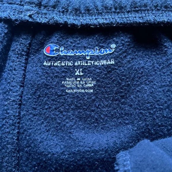 Champion Kids Dark Blue Joggers with Logo - Picture 5 of 5